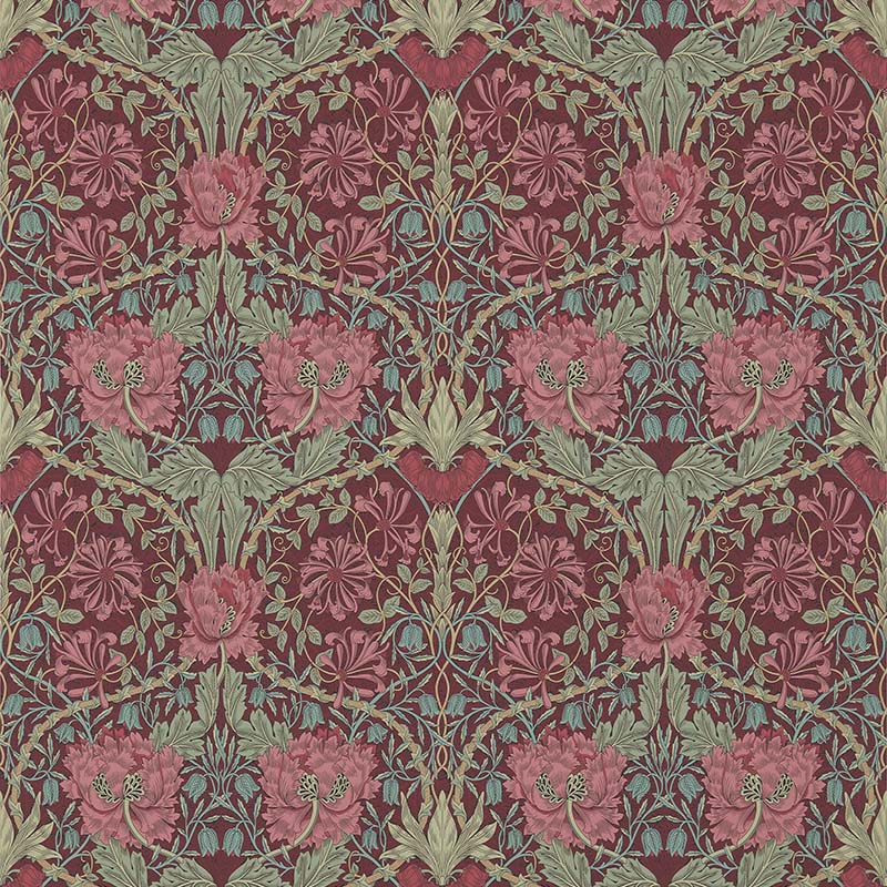 【11月】＊licorise＊ Honeysuckle & Tulip 214703【壁紙】 – MORRISWORLD.jp